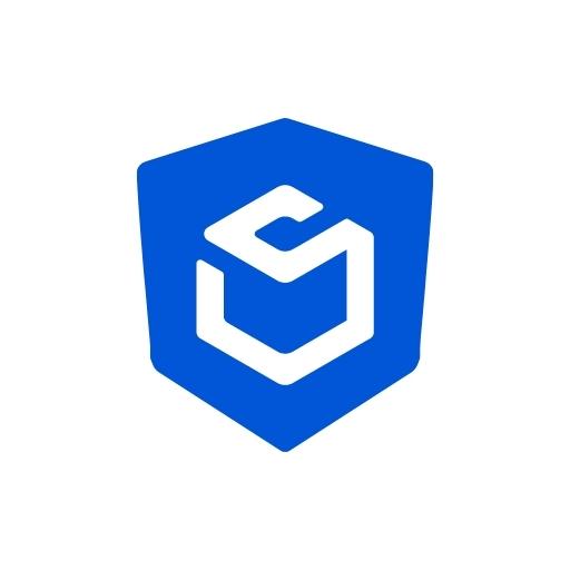 A blue hexagonal shield with a white stylized S in the center on a white background, representing ShipAids dedication to secure shipping and dependable order tracking.