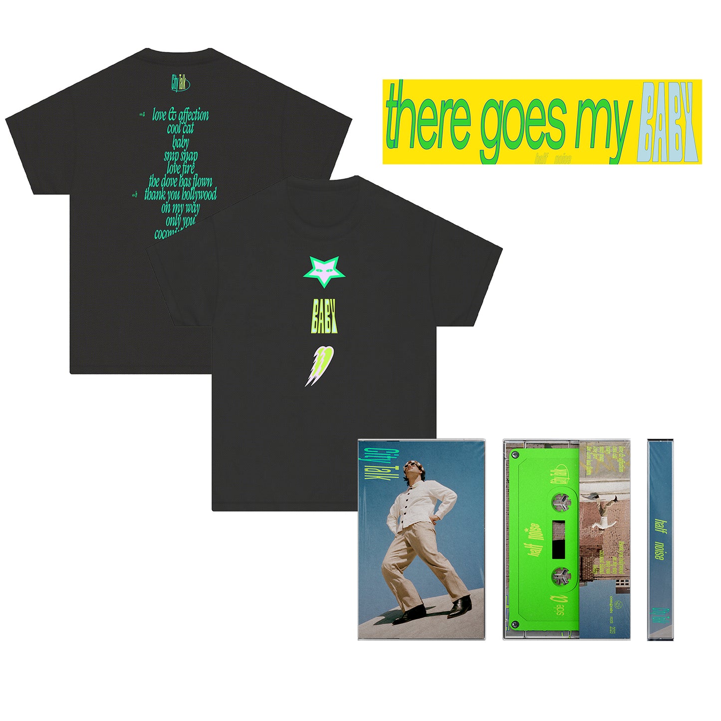 City Talk - Cassette/Tee/Sticker Bundle