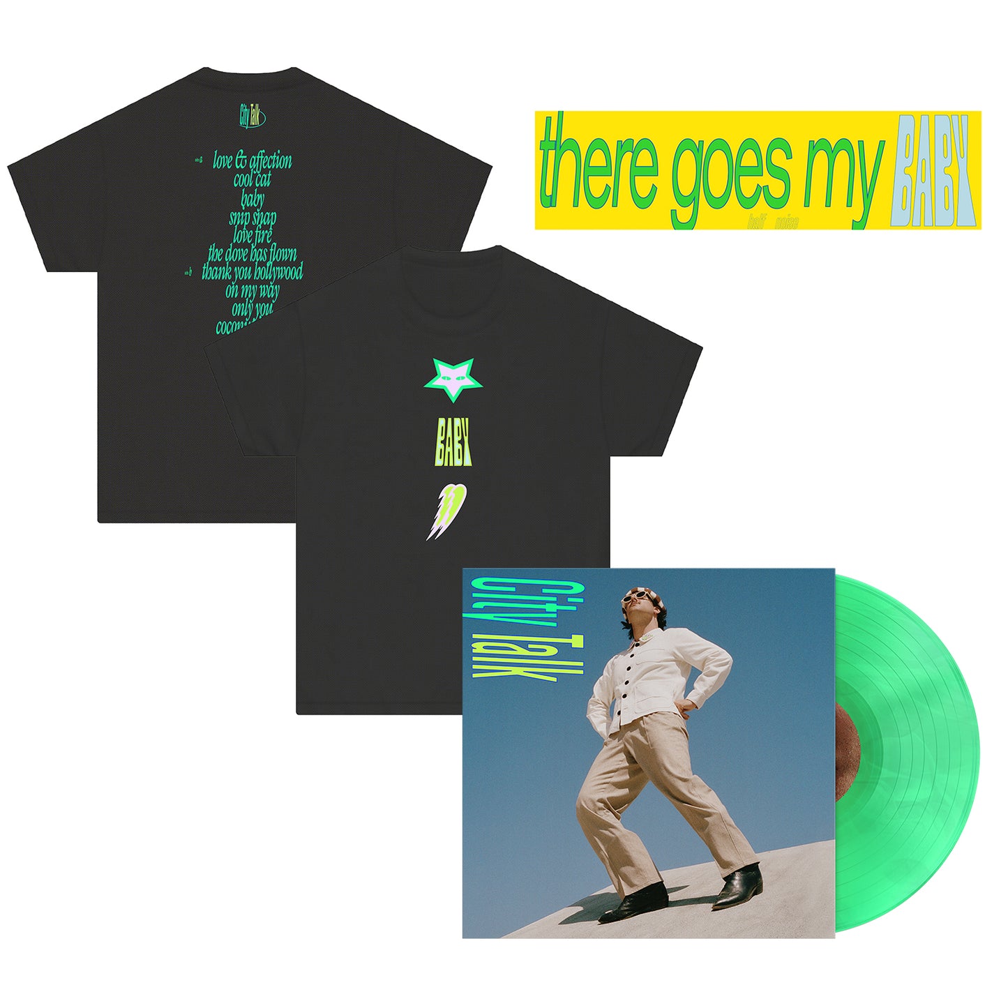 City Talk - LP/Tee/Sticker Bundle